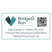 Logo for job 9th Annual Bridget's Run - Volunteers needed