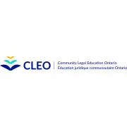 CLEO (Community Legal Education Ontario / Éducation juridique communautaire Ontario) logo